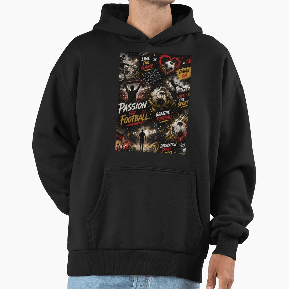 Soccer Fan Gift Football Lover Sports Hoodie - Minimalist Print Unisex - T-Shirt, Sweatshirt, Hoodie