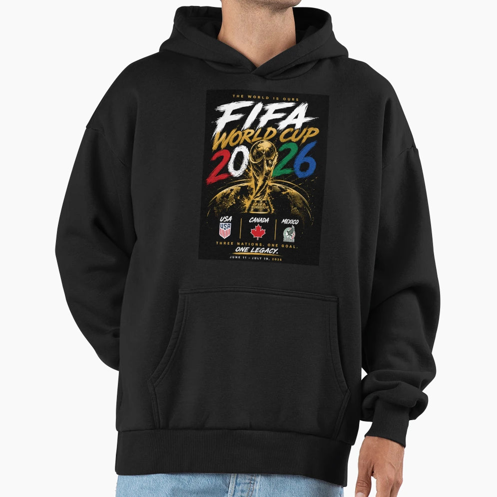 Fifa World Cup Hoodie - Novelty Apparel Unisex - T-Shirt, Sweatshirt, Hoodie