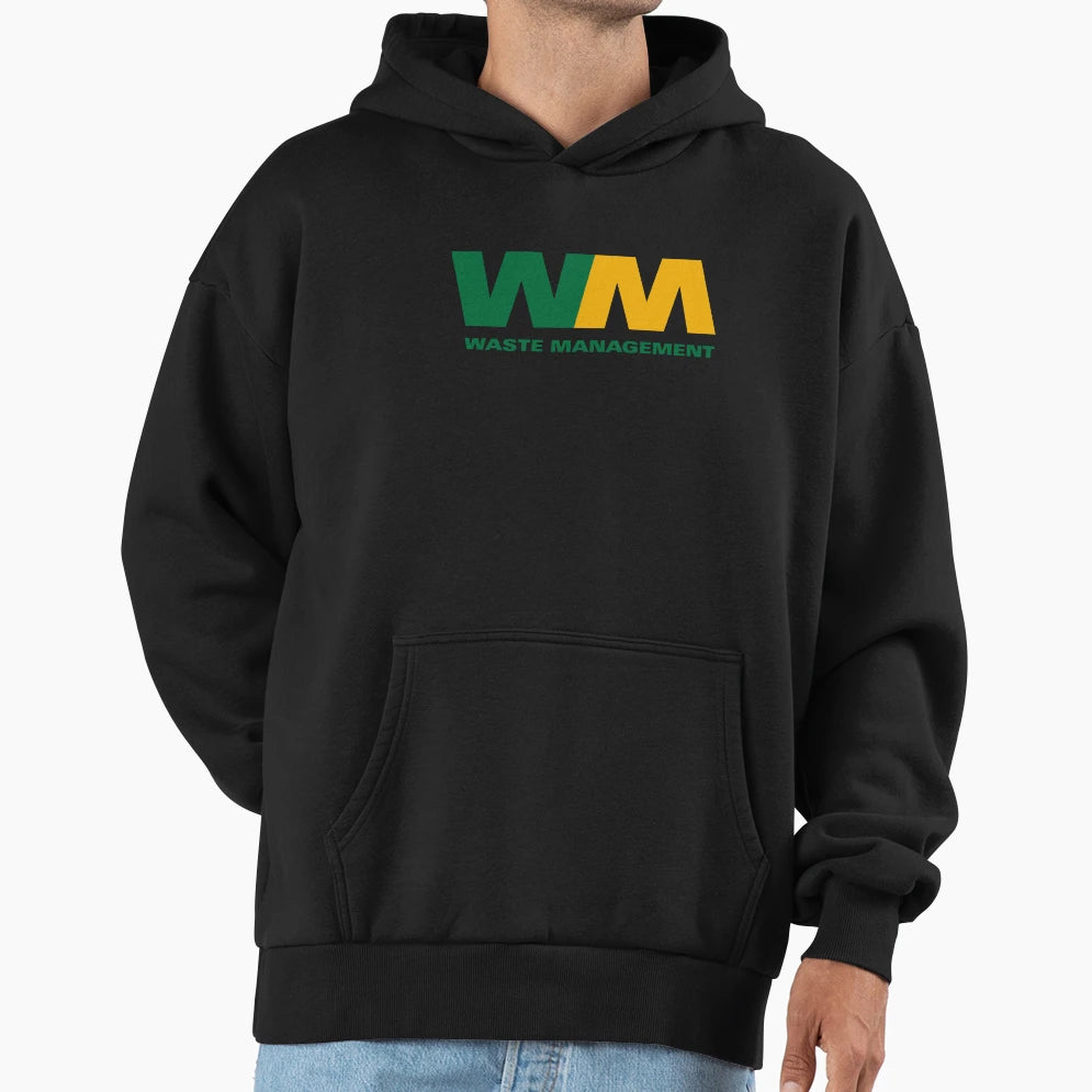 Waste Management Logo Hoodie - Novelty Apparel Unisex - T-Shirt, Sweatshirt, Hoodie