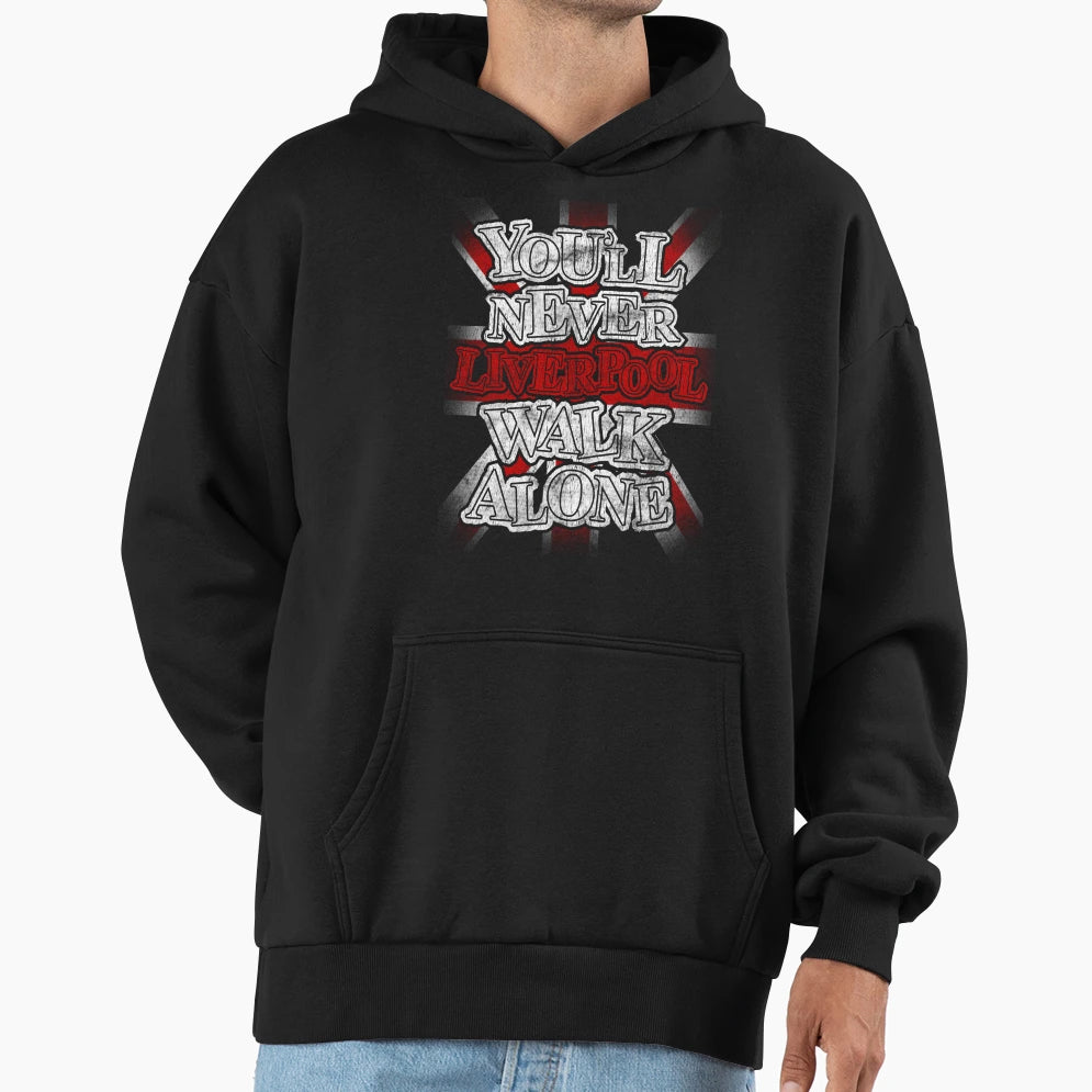 Liverpool Youll Never Walk Alone Hoodie - Casual Everyday Wear for Adults - T-Shirt, Sweatshirt, Hoodie