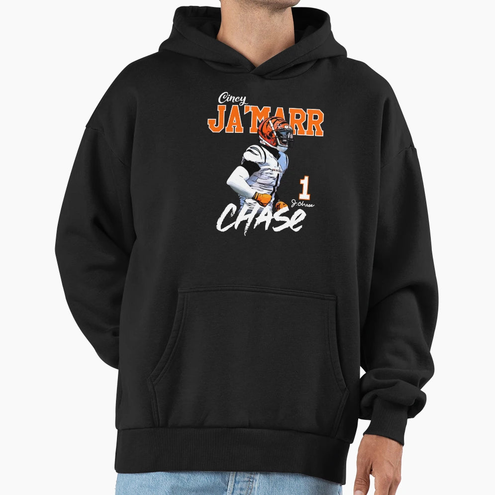 Jamarr Chase Hoodie - Casual Everyday Wear for Adults - T-Shirt, Sweatshirt, Hoodie