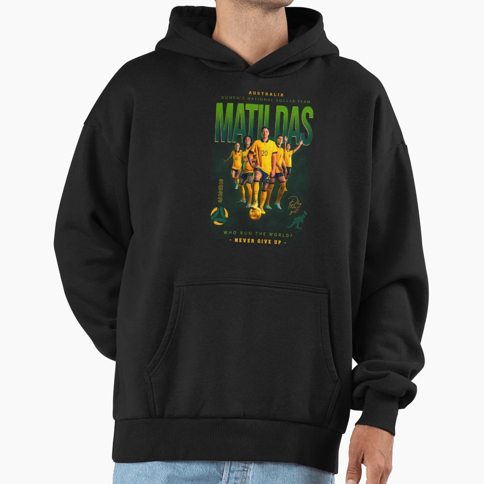 Matildas Hoodie - Minimalist Print Men Women - T-Shirt, Sweatshirt, Hoodie