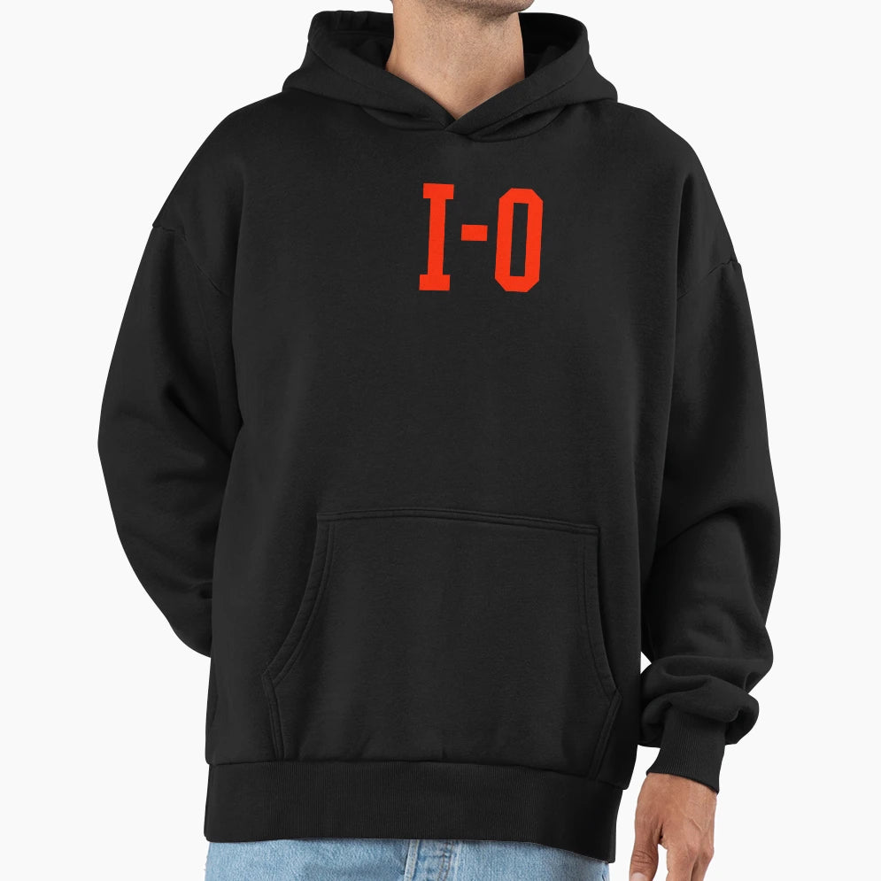 Scarlet Half I O O H I O Ohio Hoodie - Minimalist Print Unisex - T-Shirt, Sweatshirt, Hoodie