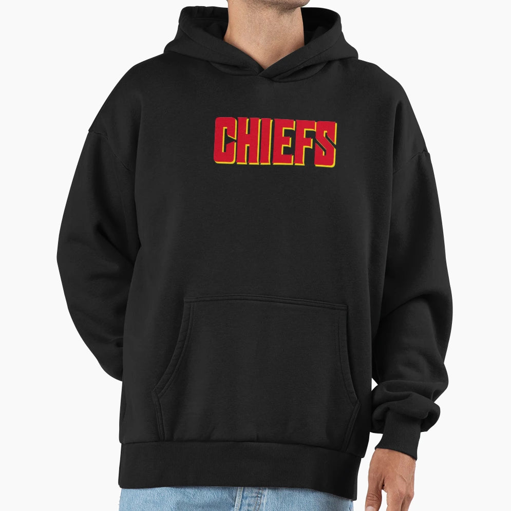 Kc Chiefs Hoodie - Custom Art Print Unisex - T-Shirt, Sweatshirt, Hoodie