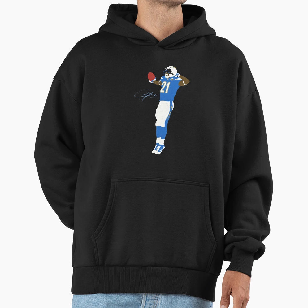 Ladainian Tomlinson Chargers 21 Hoodie - Aesthetic Graphic Unisex - T-Shirt, Sweatshirt, Hoodie