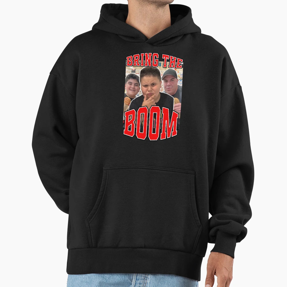 Rizzler Bring Boom Hoodie - Graphic Print for Adults - T-Shirt, Sweatshirt, Hoodie