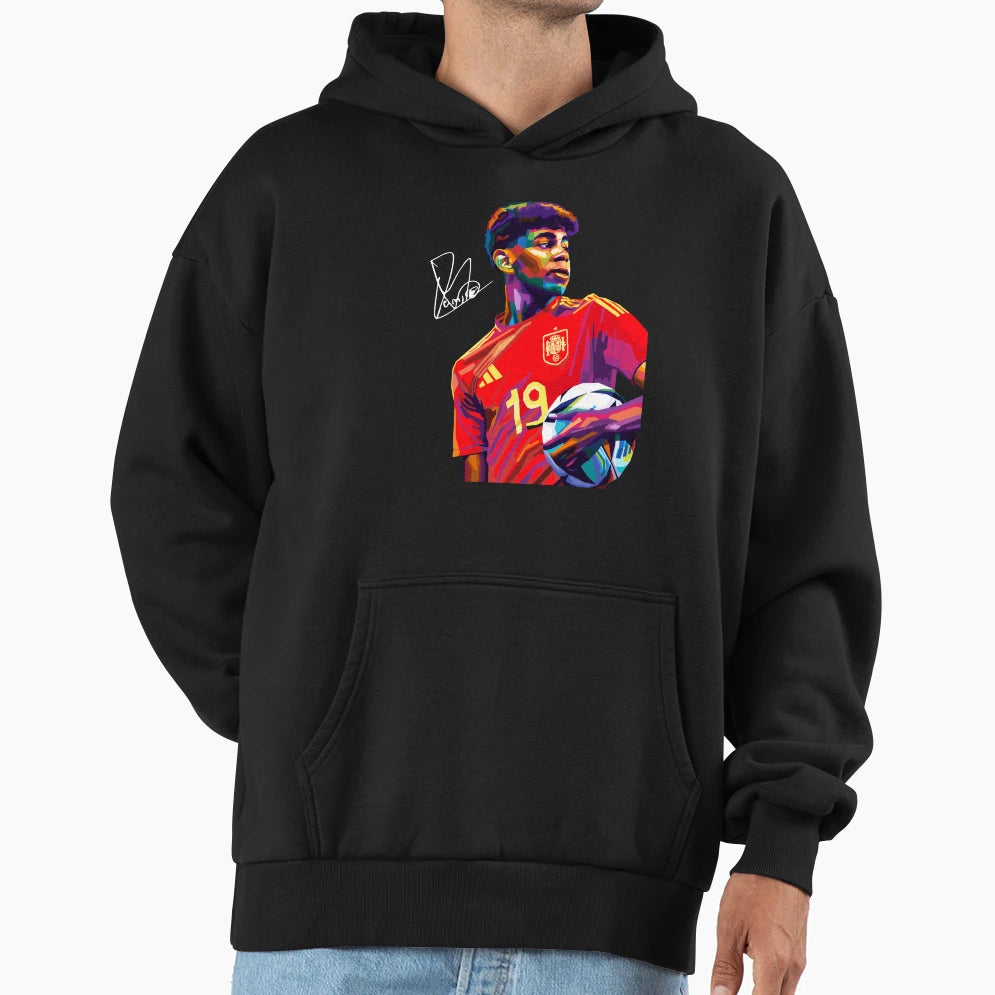 Lamine Yamal Wpap Art Hoodie - Fun Novelty Design Unisex - T-Shirt, Sweatshirt, Hoodie