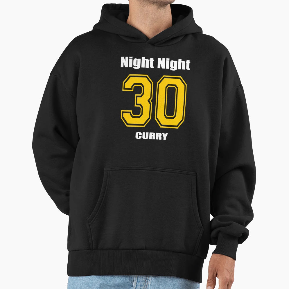 Steph Curry Night Night Hoodie - Trendy Graphic for Adults - T-Shirt, Sweatshirt, Hoodie