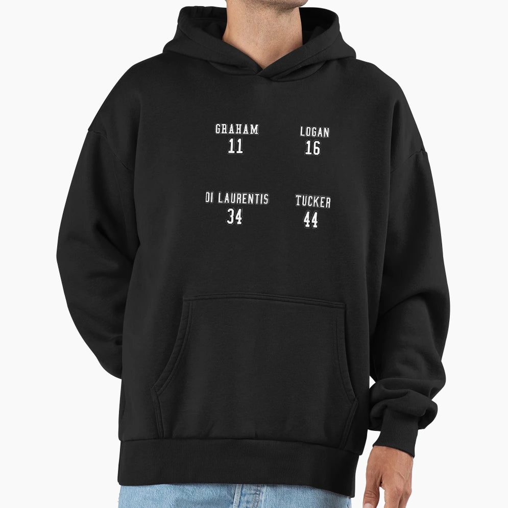 Jersey Number Off Campus Hoodie - Aesthetic Graphic Unisex - T-Shirt, Sweatshirt, Hoodie