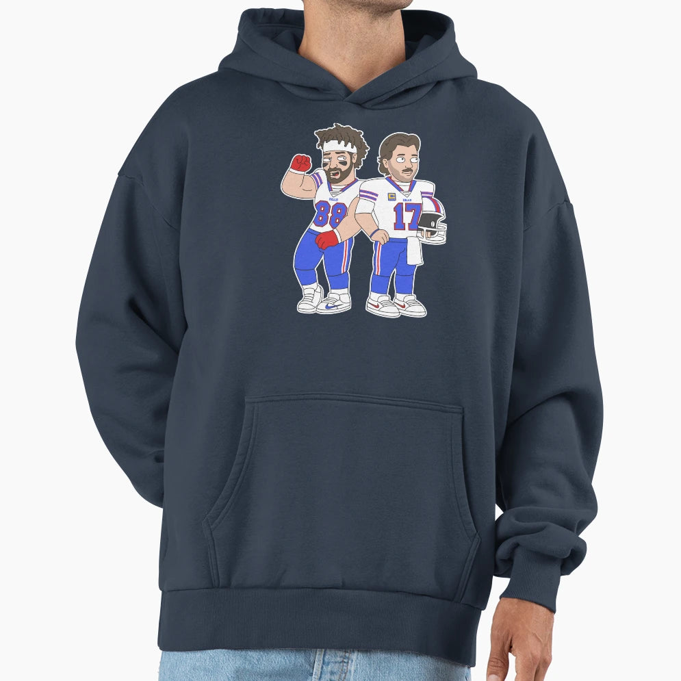 Allen Knox Buffalo Guys Hoodie - Aesthetic Graphic Unisex - T-Shirt, Sweatshirt, Hoodie