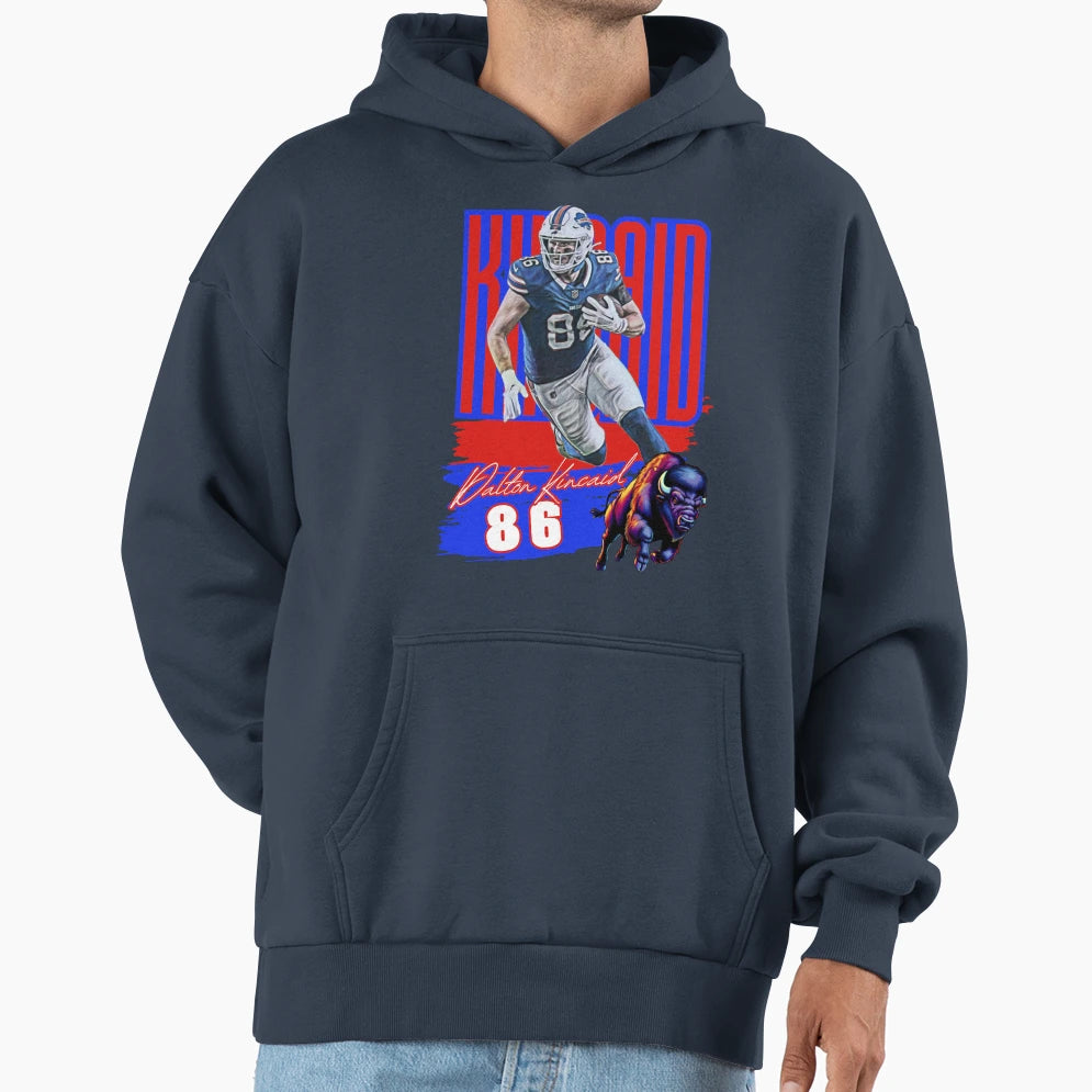 Dalton Kincaid Buffalo Bills Football Fan Hoodie - Unique Graphic Unisex - T-Shirt, Sweatshirt, Hoodie