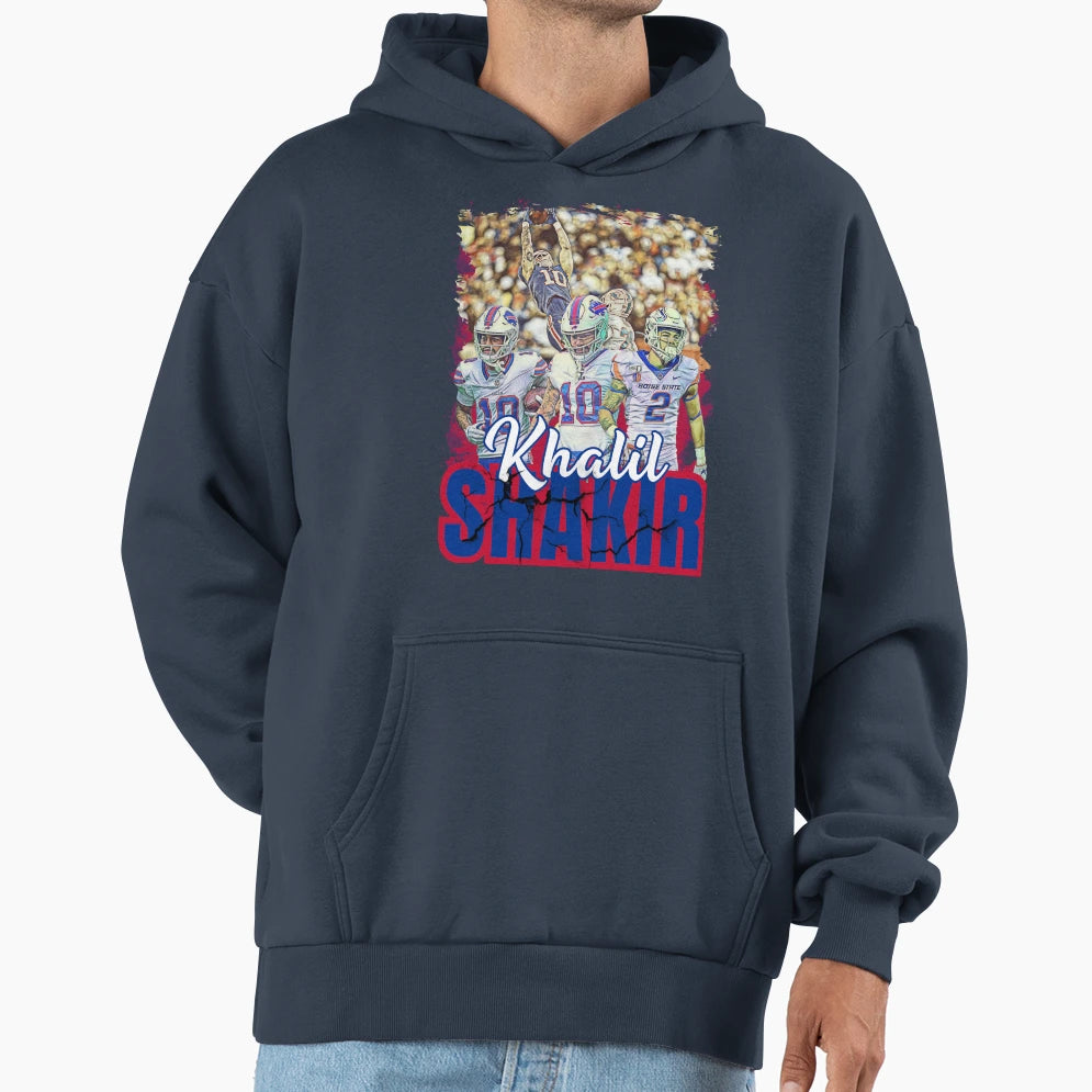 Shakir Action Game Day Hero Hoodie - Fun Novelty Design Unisex - T-Shirt, Sweatshirt, Hoodie