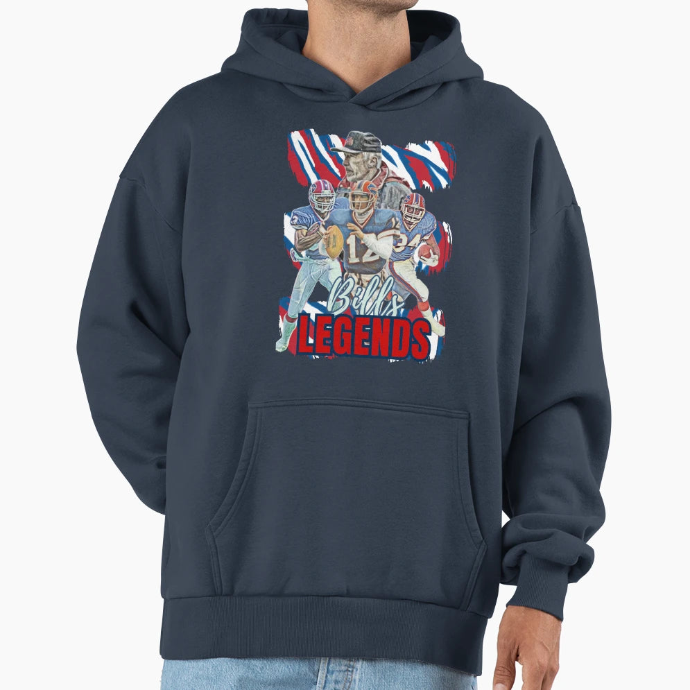 Buffalo Legends Tribute To Iconic Players Hoodie - Graphic Print Men Women - T-Shirt, Sweatshirt, Hoodie