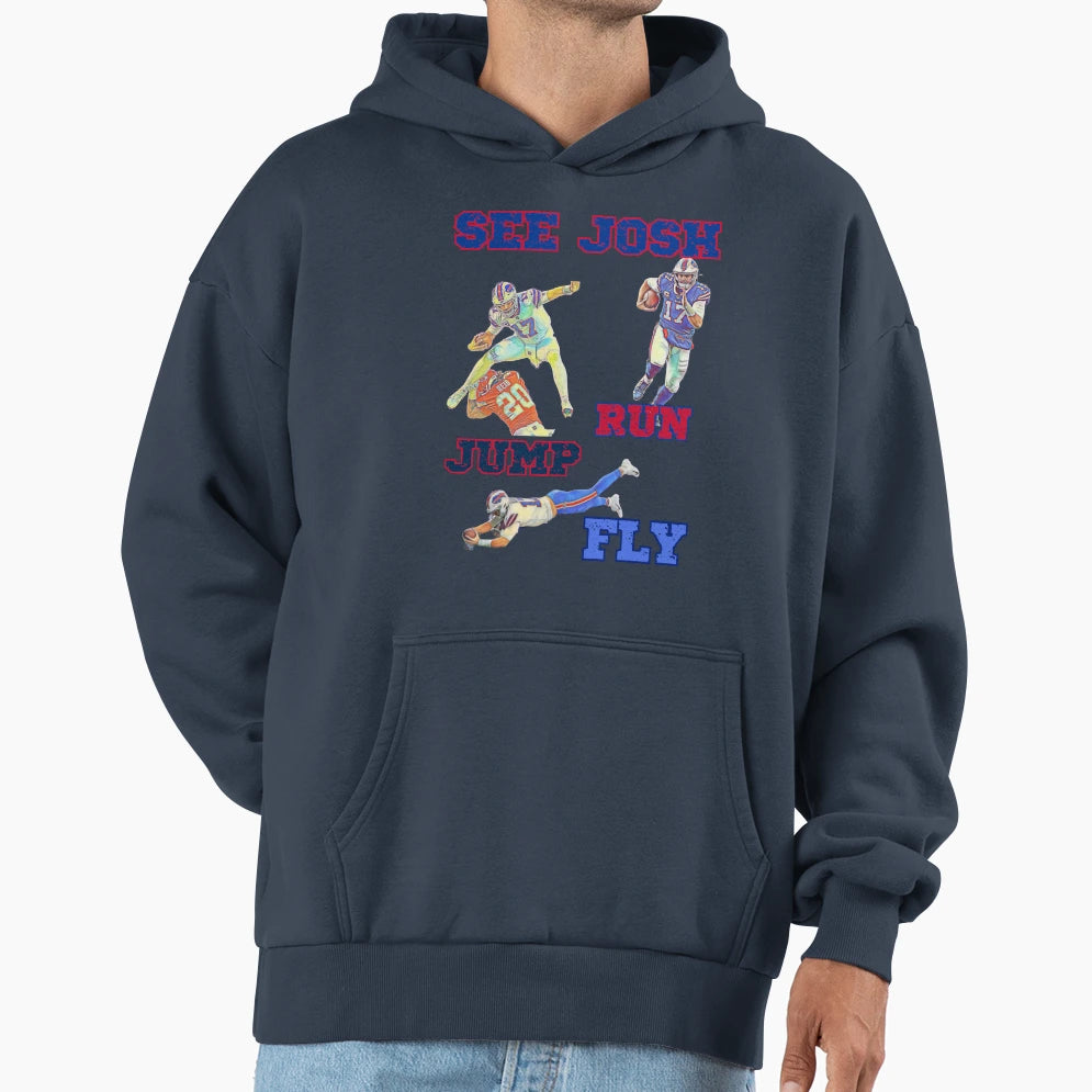 See Josh Hoodie - Custom Art Print for Adults - T-Shirt, Sweatshirt, Hoodie