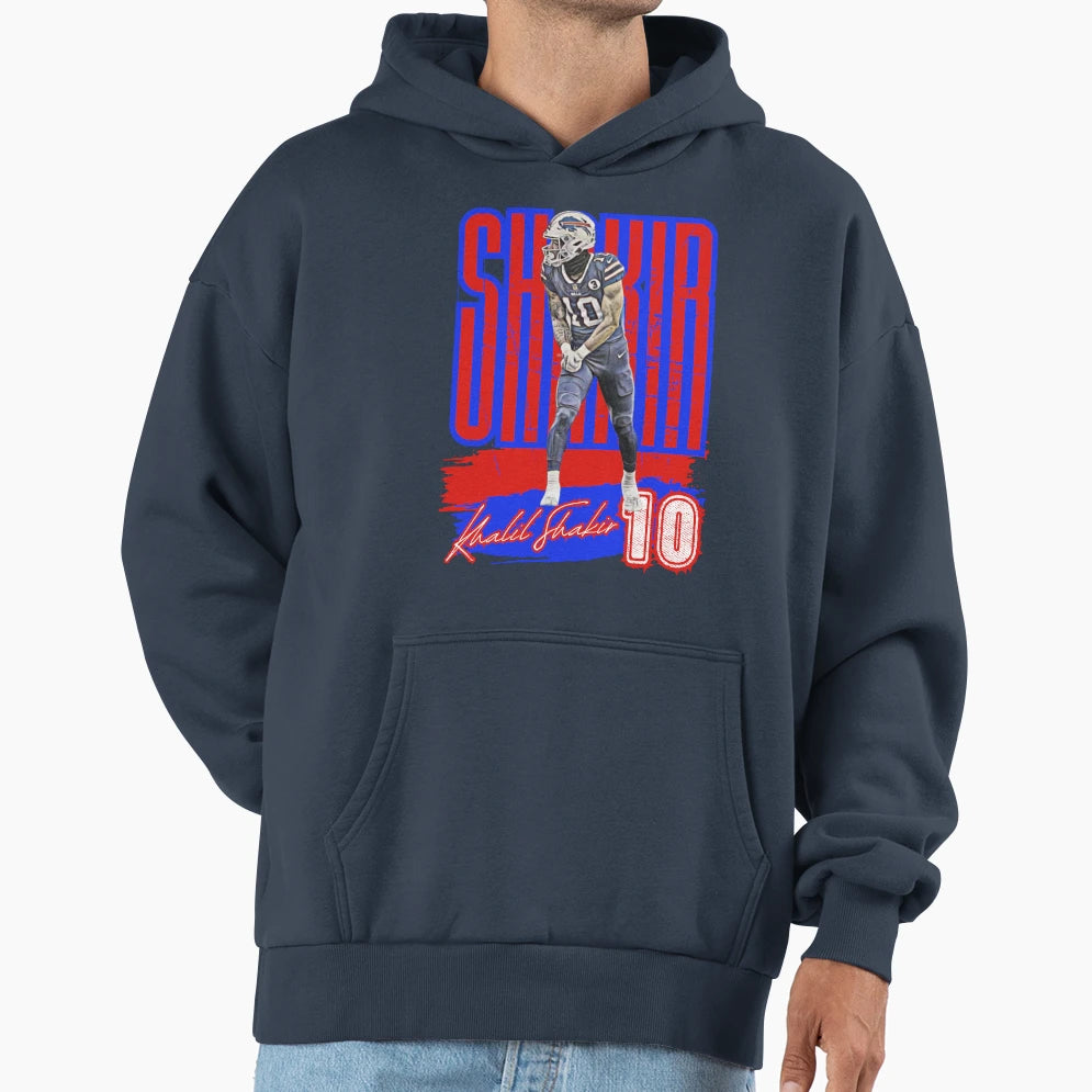 Khalil Shakir Buffalo Bills Hoodie - Casual Everyday Wear Men Women - T-Shirt, Sweatshirt, Hoodie
