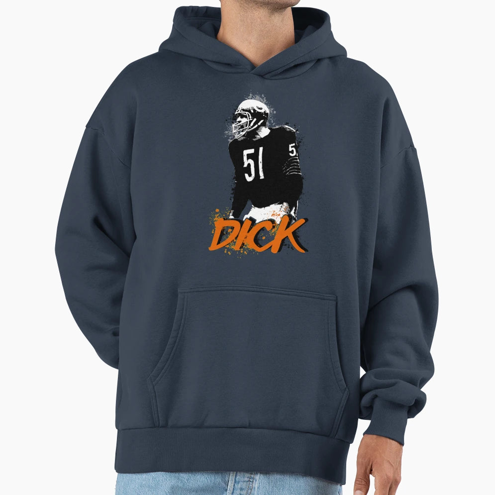 Dick Butkus Hoodie - Graphic Print for Adults - T-Shirt, Sweatshirt, Hoodie