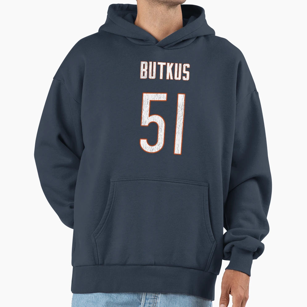 Dick Butkus Hoodie - Unique Graphic Unisex - T-Shirt, Sweatshirt, Hoodie