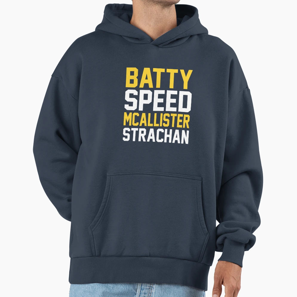 Batty Speed Mcallister Strachan Hoodie - Custom Art Print Men Women - T-Shirt, Sweatshirt, Hoodie