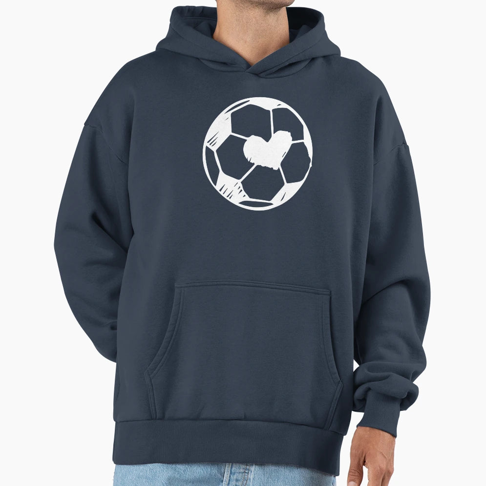 Soccer Soccer Mom Gifts Mom Soccer Hoodie - Minimalist Print for Adults - T-Shirt, Sweatshirt, Hoodie