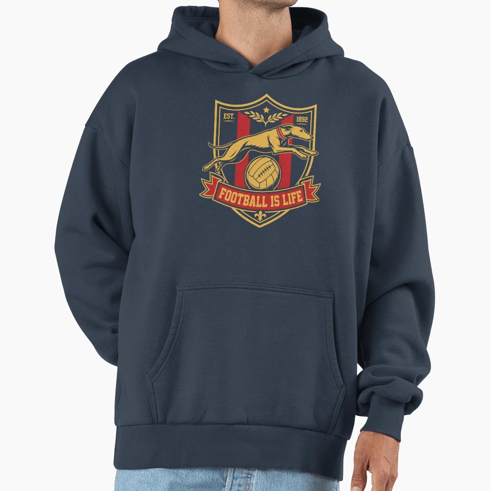 Crown Anchor Pub Crest Hoodie - Casual Everyday Wear Men Women - T-Shirt, Sweatshirt, Hoodie