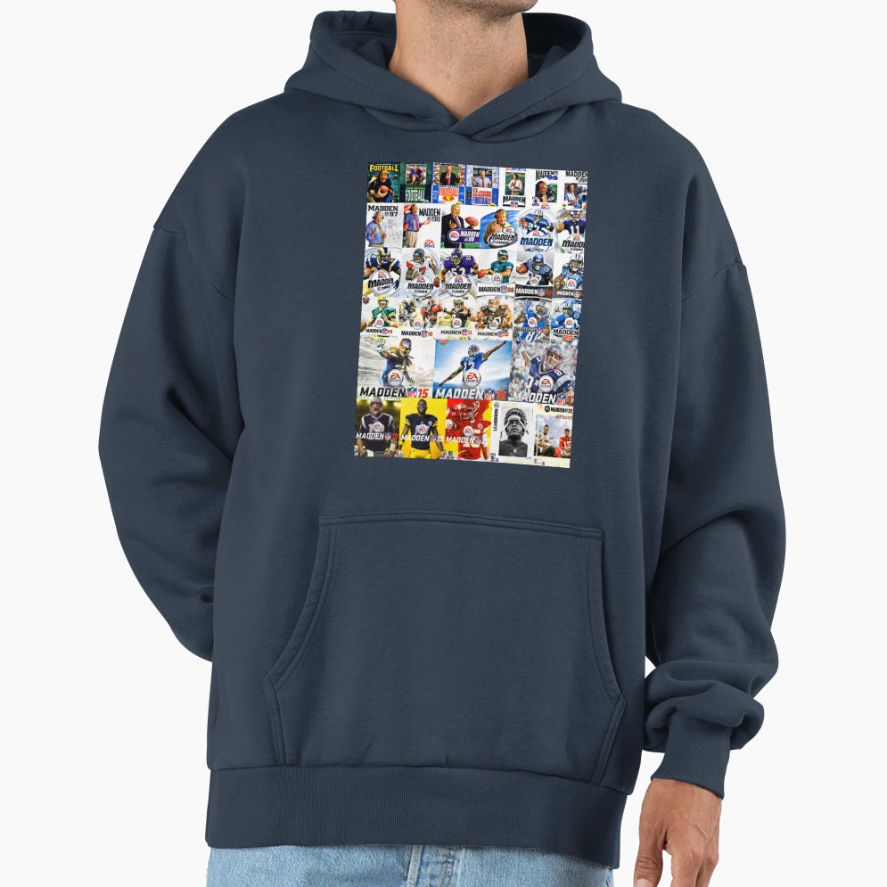 John Madden Hoodie - Graphic Print for Adults - T-Shirt, Sweatshirt, Hoodie