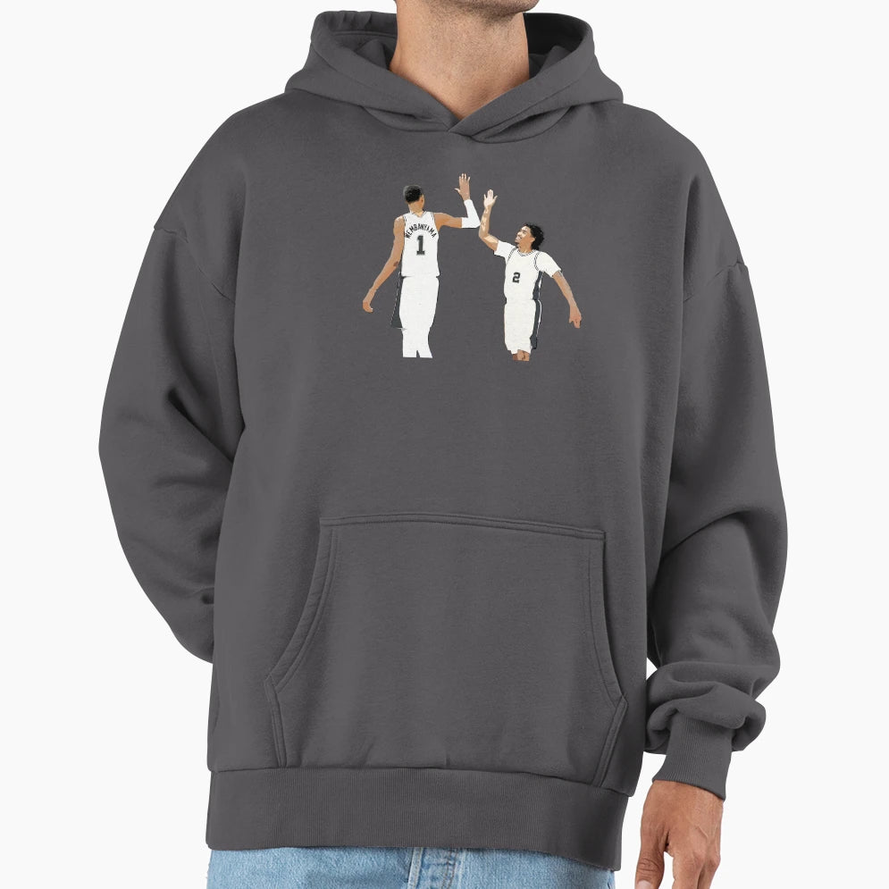 Victor Wembanyama Dylan Harper Hoodie - Aesthetic Graphic Unisex - T-Shirt, Sweatshirt, Hoodie