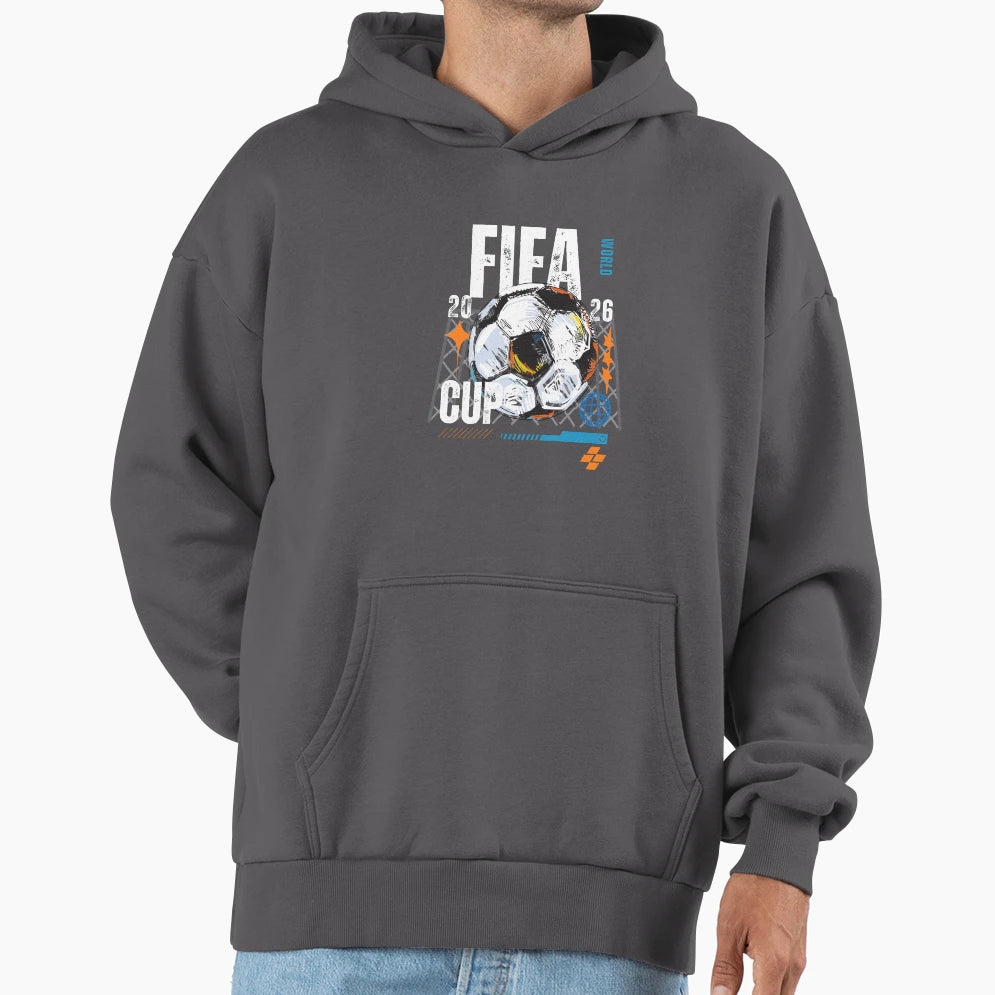 Fifa World Cup 2026 Fan Hoodie - Graphic Print Unisex - T-Shirt, Sweatshirt, Hoodie