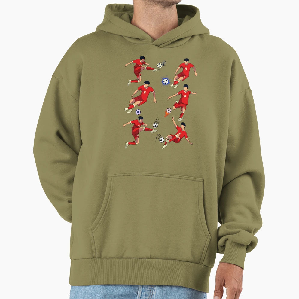 Fooball Players Hoodie - Casual Everyday Wear for Adults - T-Shirt, Sweatshirt, Hoodie