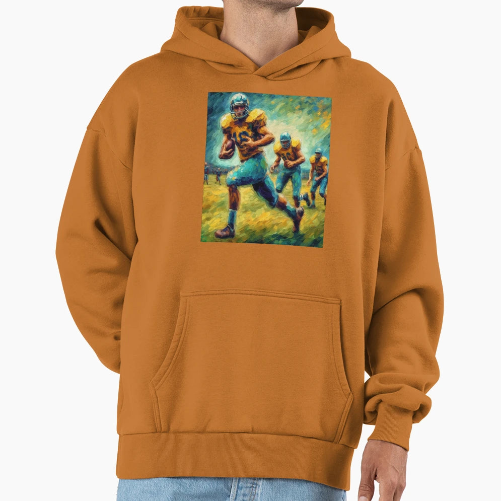 Touchdown Triumph Athletes Victory Hoodie - Aesthetic Graphic Men Women - T-Shirt, Sweatshirt, Hoodie
