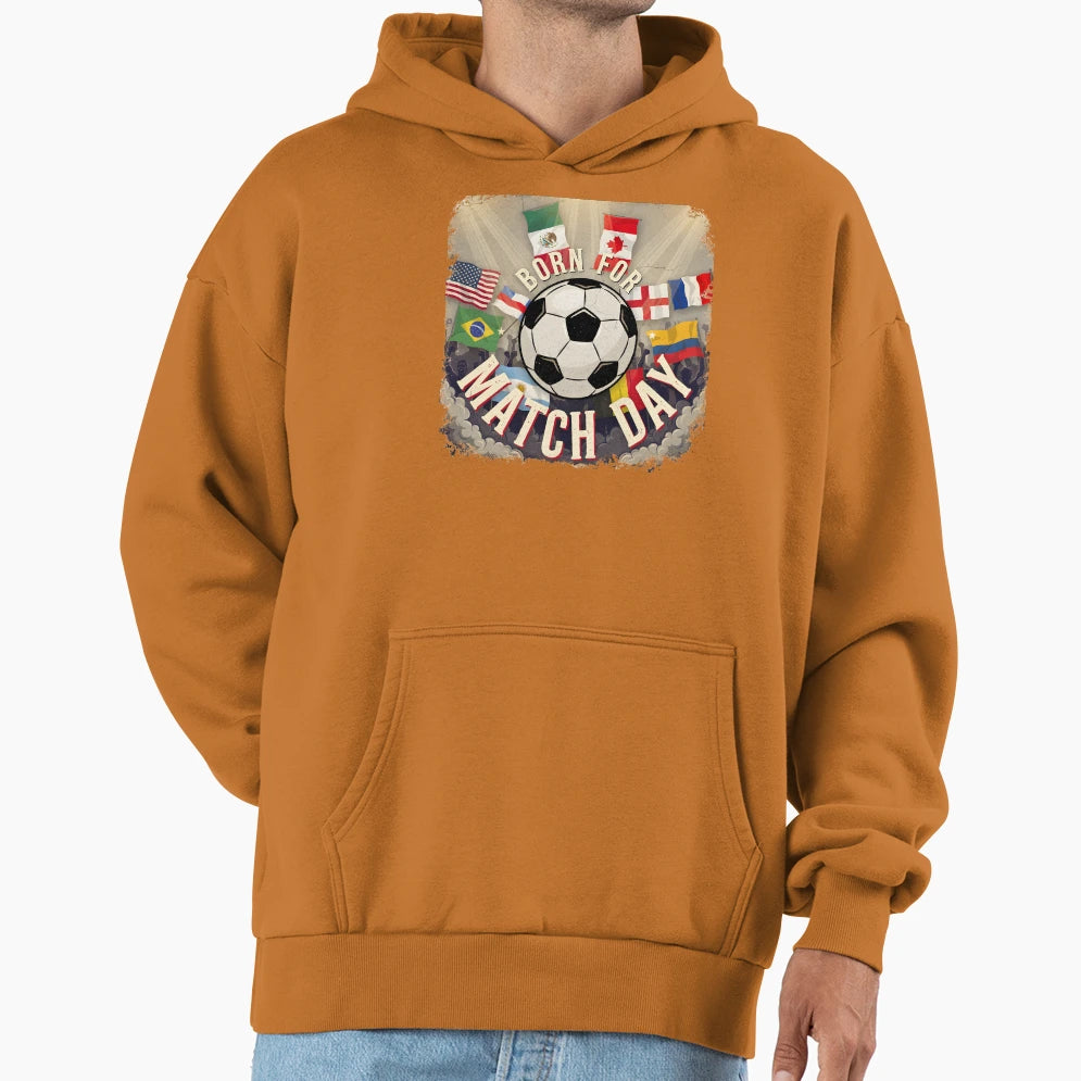 Football Soccer World United As One Hoodie - Minimalist Print for Adults - T-Shirt, Sweatshirt, Hoodie
