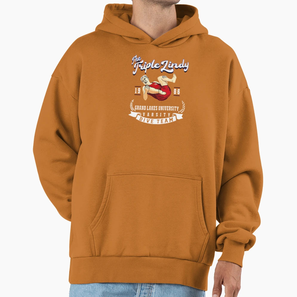 Triple Lindy Hoodie - Fun Novelty Design for Adults - T-Shirt, Sweatshirt, Hoodie