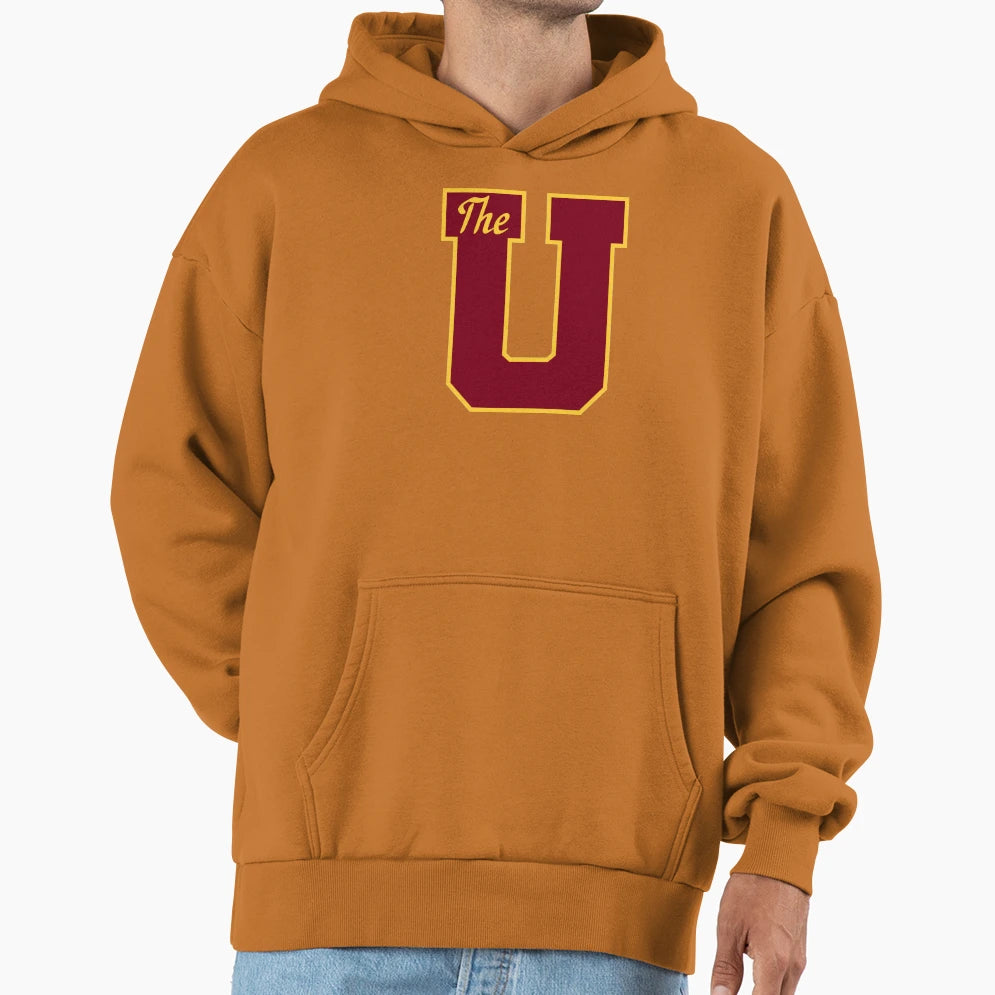 U Maroon Hoodie - Casual Everyday Wear Unisex - T-Shirt, Sweatshirt, Hoodie