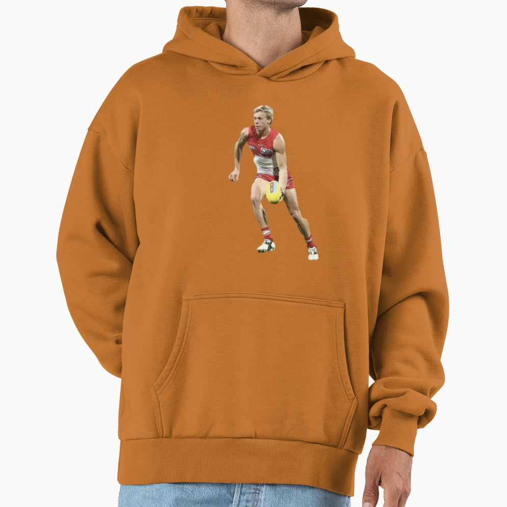 Isaac Heeney Swans Finals Footy Hoodie - Minimalist Print for Adults - T-Shirt, Sweatshirt, Hoodie