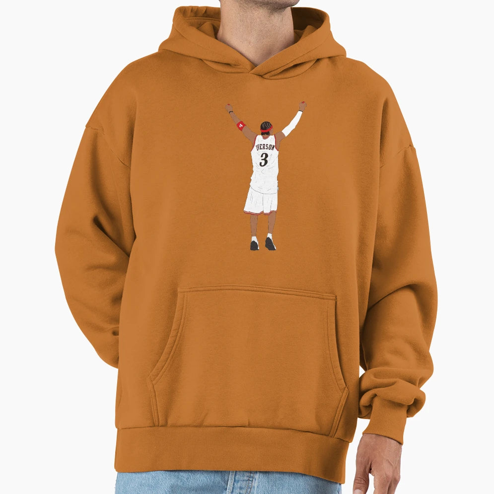 Allen Iverson Back To Hoodie - Custom Art Print for Adults - T-Shirt, Sweatshirt, Hoodie