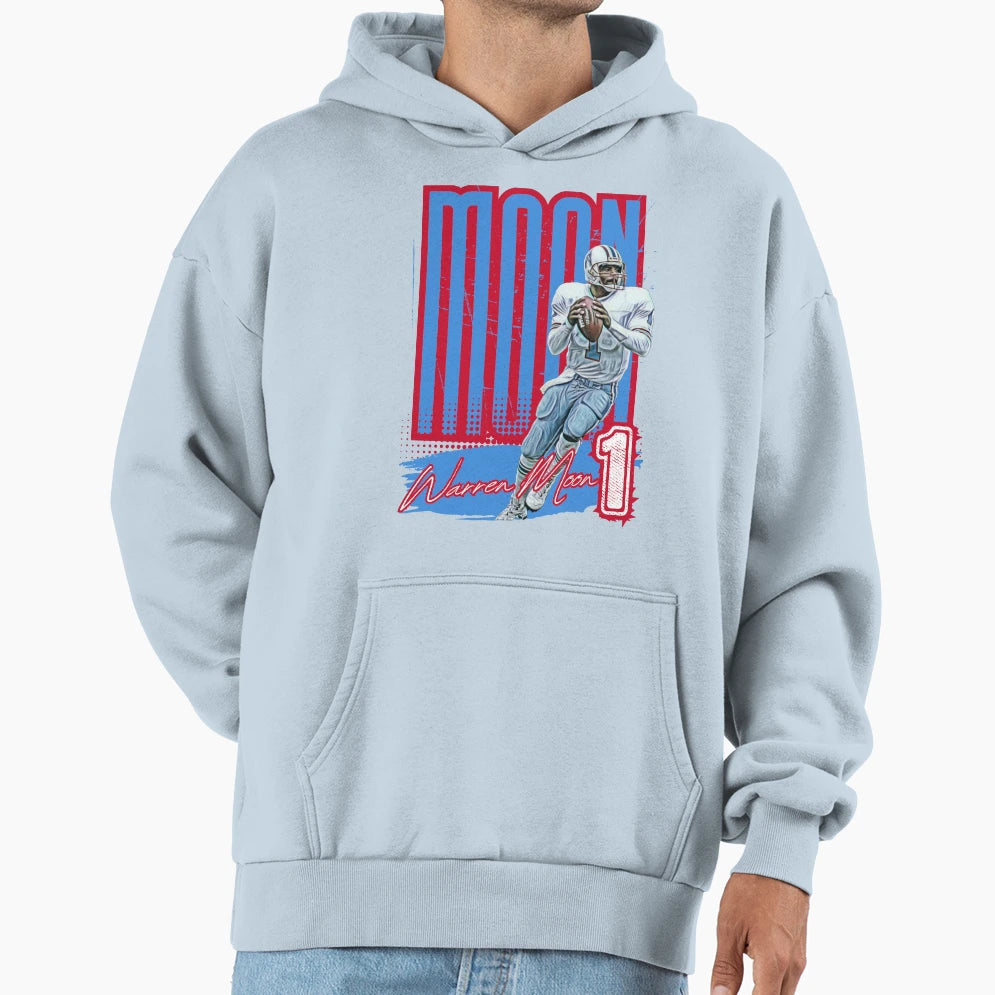 Warren Moon Hoodie - Fun Novelty Design for Adults - T-Shirt, Sweatshirt, Hoodie