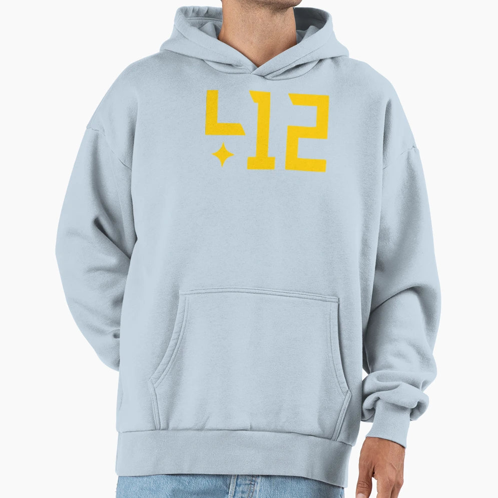 Best Selling 412 Pittsburgh T-Shirt - Custom Art Print Men Women - T-Shirt, Sweatshirt, Hoodie