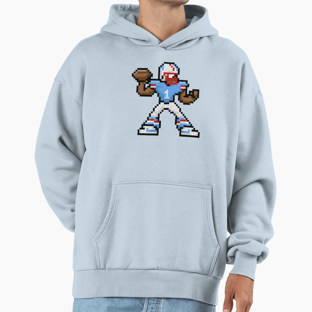 Megaman X Oilers Hoodie - Minimalist Print Men Women - T-Shirt, Sweatshirt, Hoodie