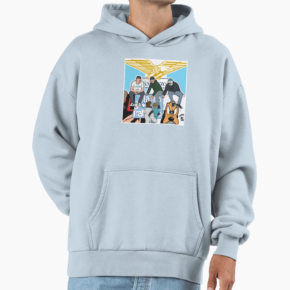 Ultras Lazio Hoodie - Fun Novelty Design Men Women - T-Shirt, Sweatshirt, Hoodie