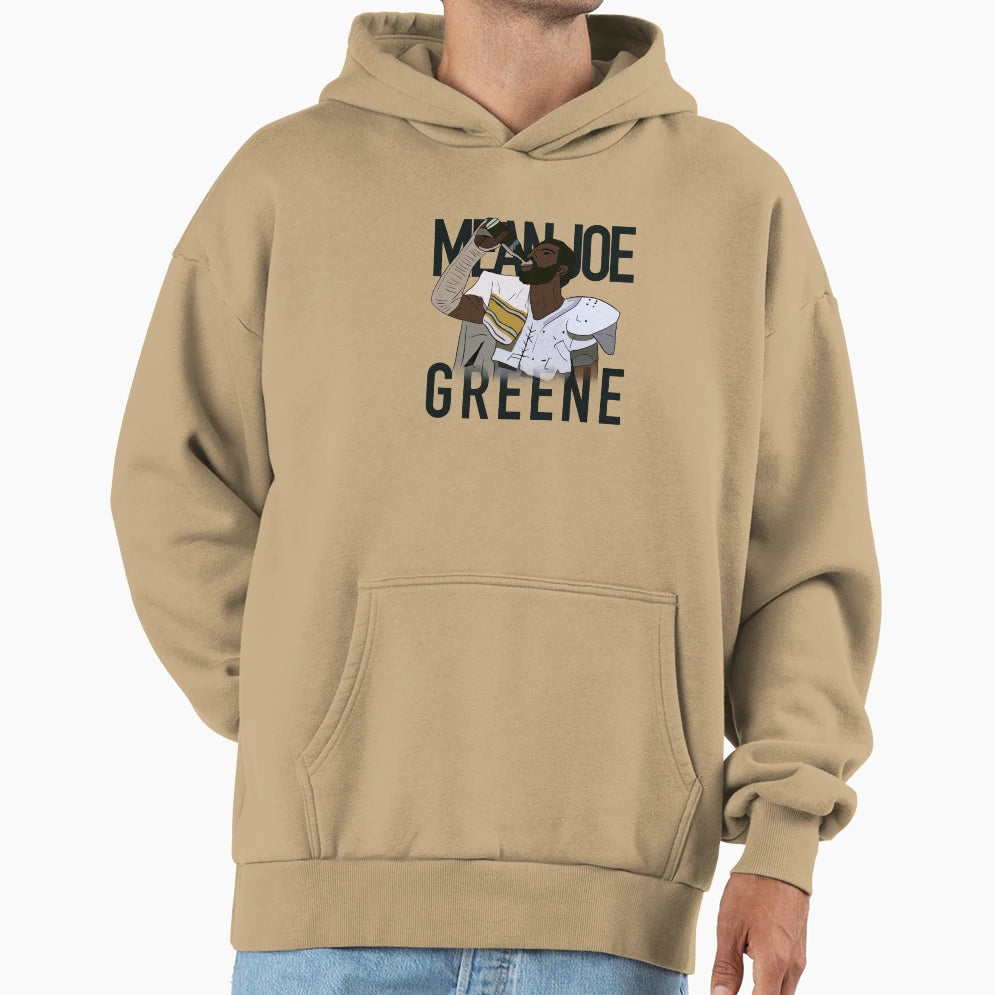 Mean Joe Greene Commercial Hoodie - Aesthetic Graphic Men Women - T-Shirt, Sweatshirt, Hoodie