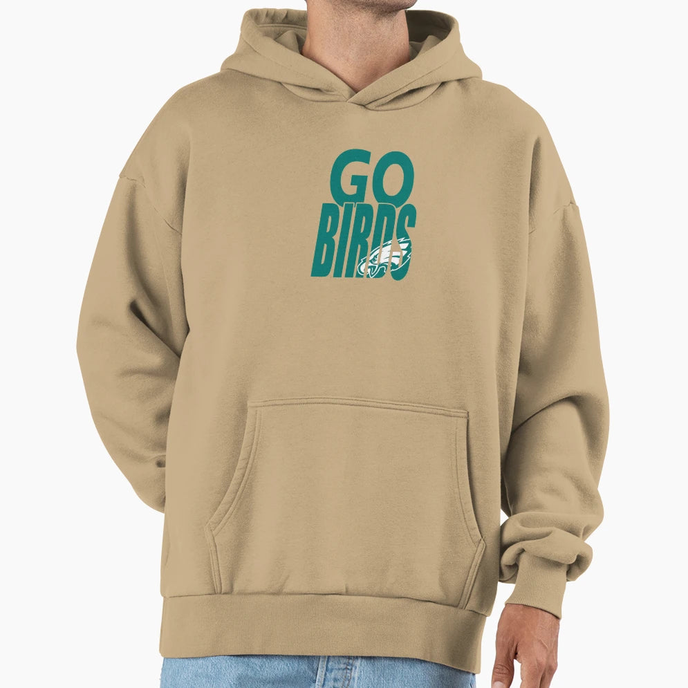 Go Birds Go Hoodie - Casual Everyday Wear Unisex - T-Shirt, Sweatshirt, Hoodie