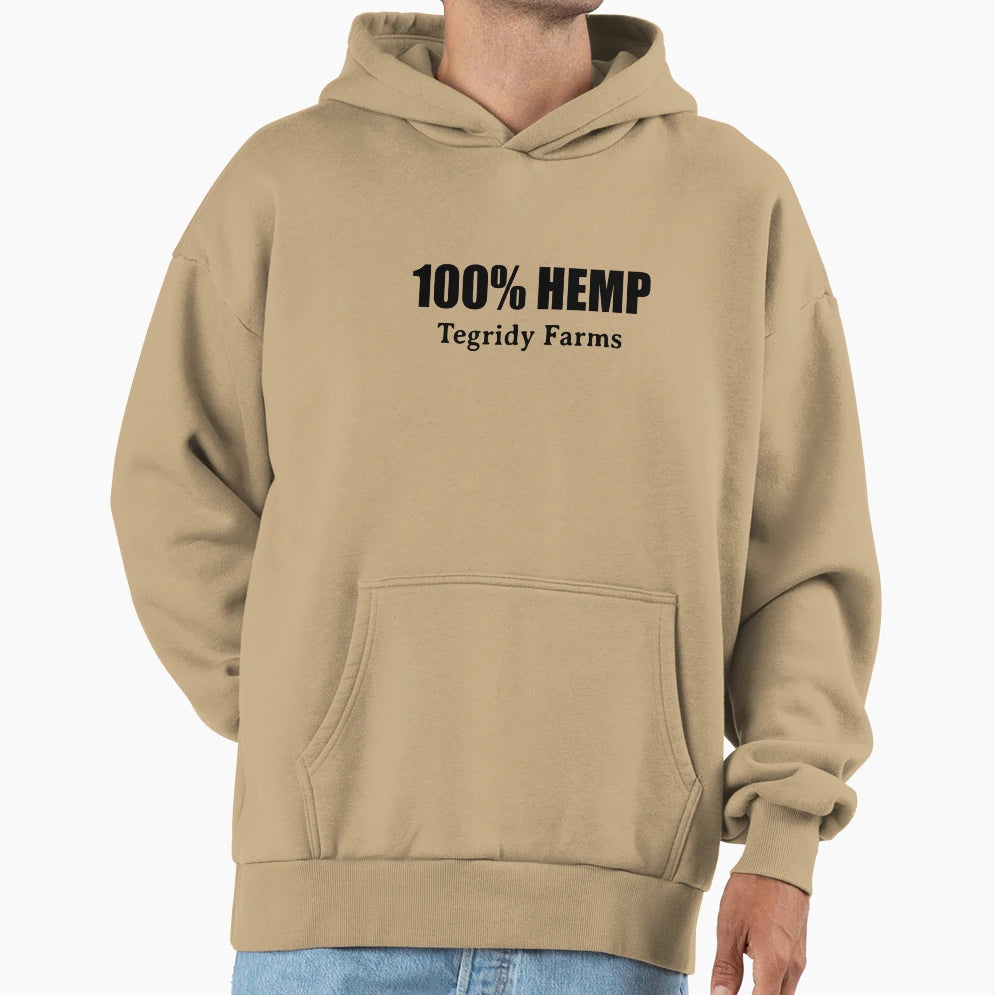 100 Hemp Hoodie - Fun Novelty Design Men Women - T-Shirt, Sweatshirt, Hoodie