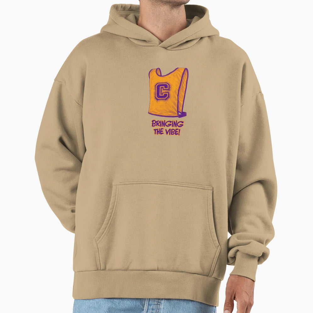 Centre Netball Bringing Vibe Hoodie - Custom Art Print Unisex - T-Shirt, Sweatshirt, Hoodie