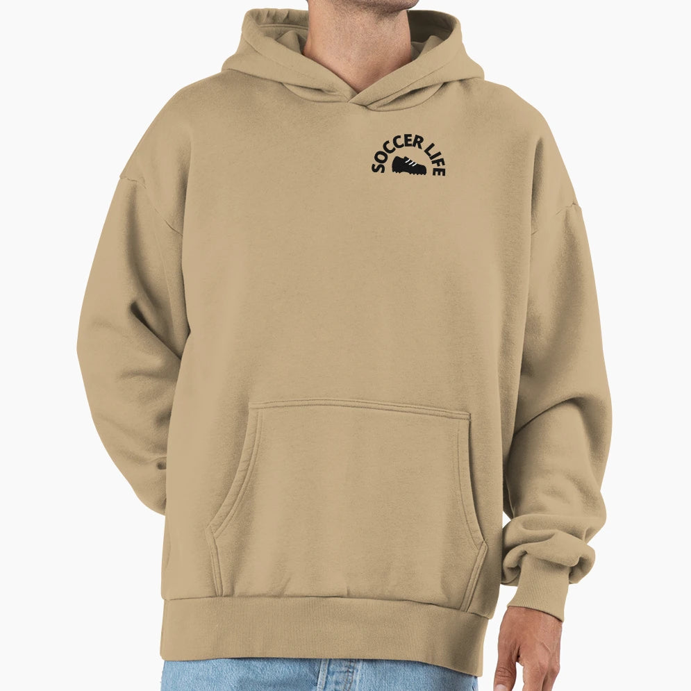 Soccer Life Hoodie - Minimalist Print Unisex - T-Shirt, Sweatshirt, Hoodie