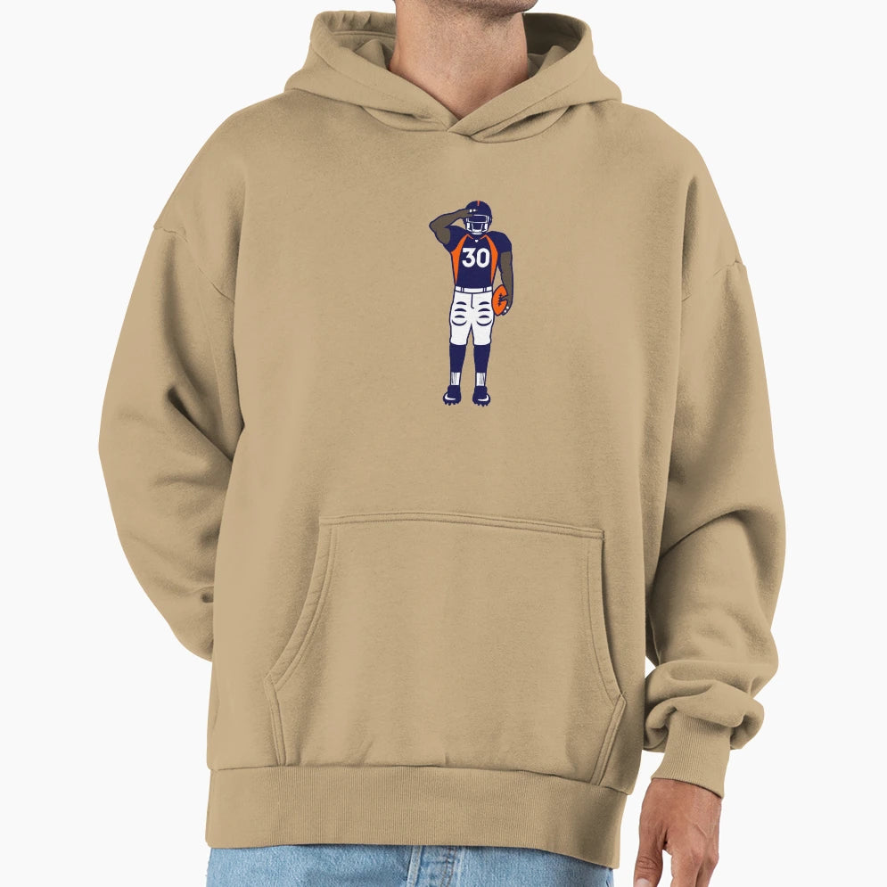 Mile High Salute Full Color Hoodie - Custom Art Print Unisex - T-Shirt, Sweatshirt, Hoodie