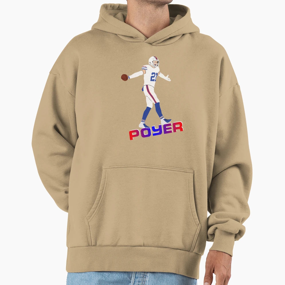 Poyer Illustration Hoodie - Fun Novelty Design Unisex - T-Shirt, Sweatshirt, Hoodie