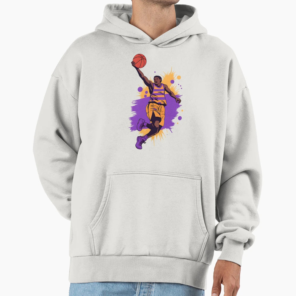 Purple Gold Basketball Energy 2 0 Hoodie - Streetwear Style Men Women - T-Shirt, Sweatshirt, Hoodie