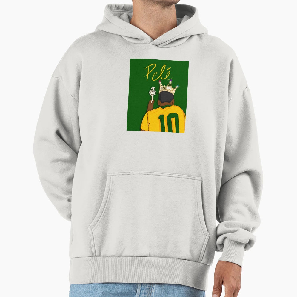 Pele Leyenda Hoodie - Custom Art Print Men Women - T-Shirt, Sweatshirt, Hoodie