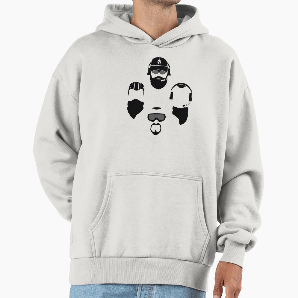 Ghosts Hoodie - Streetwear Style Unisex - T-Shirt, Sweatshirt, Hoodie