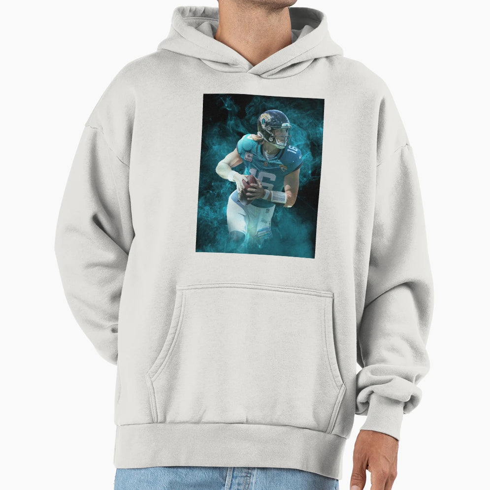 Trevor Lawrence Jacksonville Sports Art Hoodie - Graphic Print for Adults - T-Shirt, Sweatshirt, Hoodie