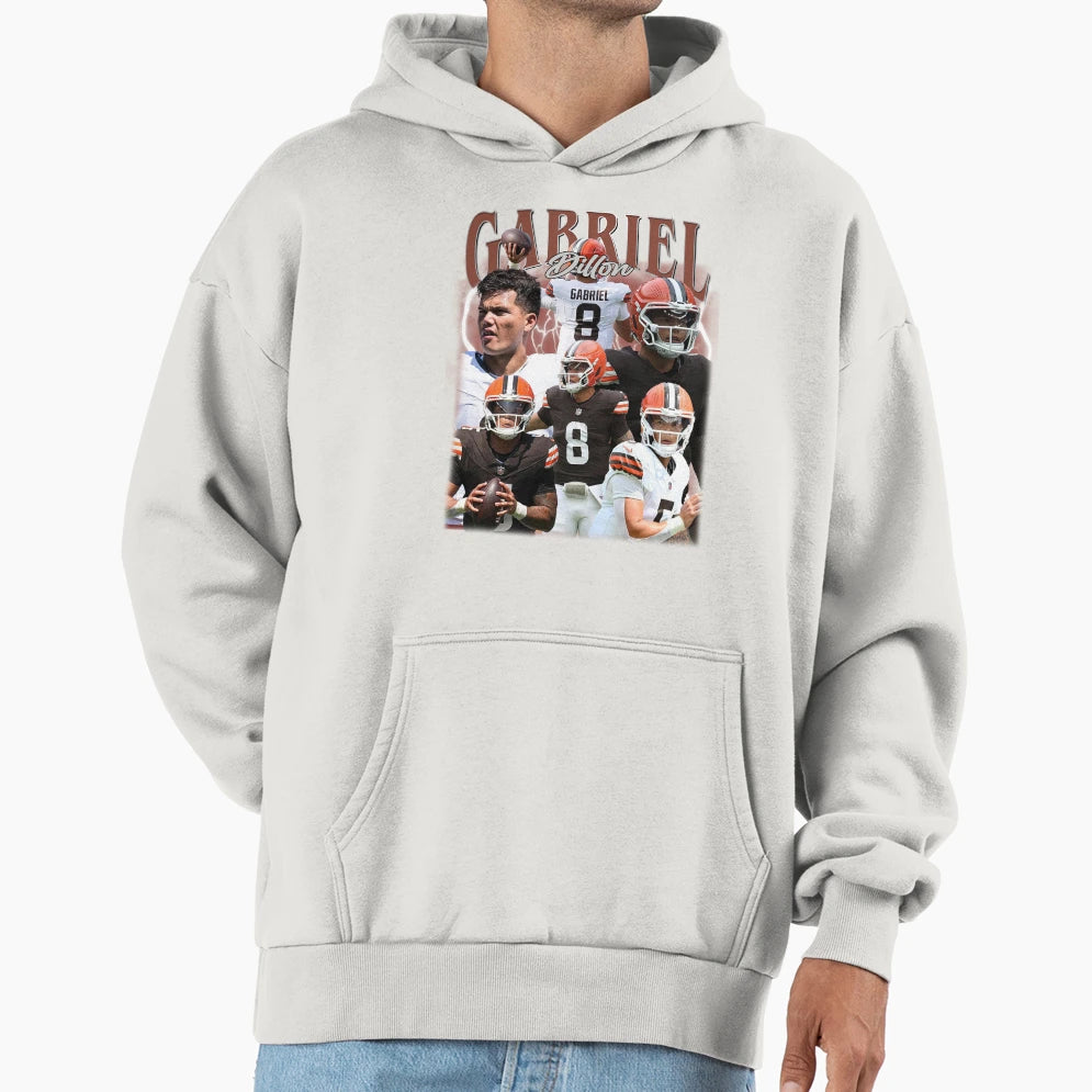 Dillon Gabriel Cleveland Browns Bootleg Hoodie - Graphic Print Unisex - T-Shirt, Sweatshirt, Hoodie